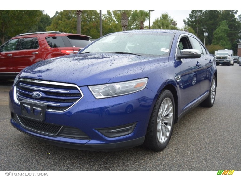 2014 Taurus Limited - Deep Impact Blue / Charcoal Black photo #7