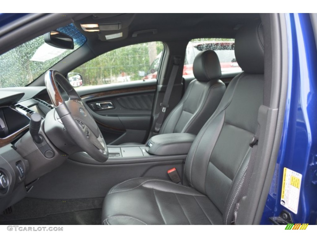 2014 Taurus Limited - Deep Impact Blue / Charcoal Black photo #16