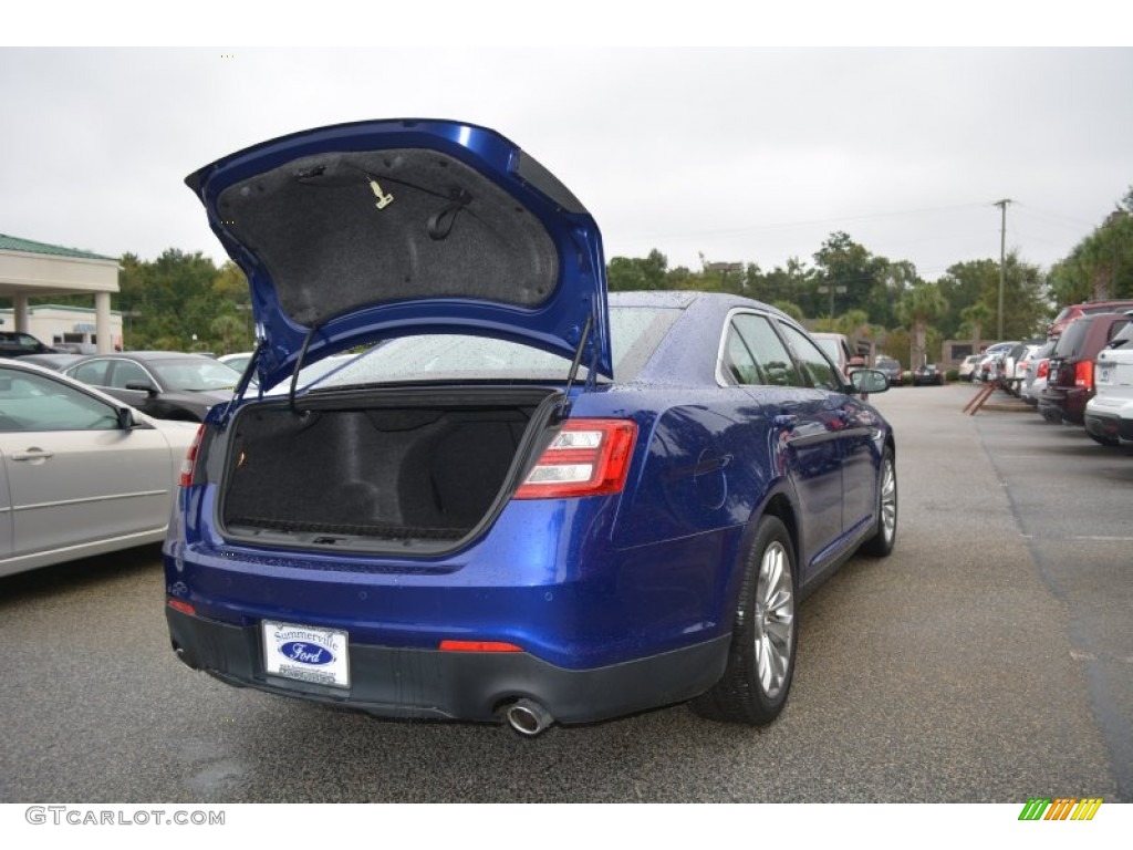 2014 Taurus Limited - Deep Impact Blue / Charcoal Black photo #22