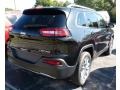 2015 Brilliant Black Crystal Pearl Jeep Cherokee Limited 4x4  photo #2