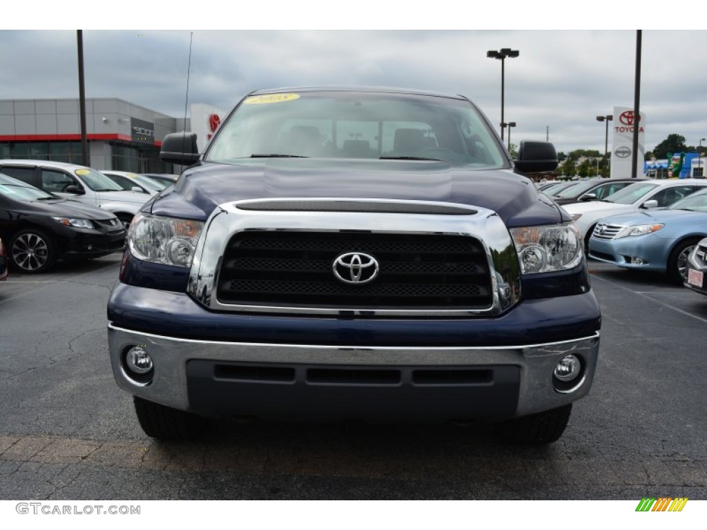 2008 Tundra SR5 Double Cab 4x4 - Blue Streak Metallic / Graphite Gray photo #7