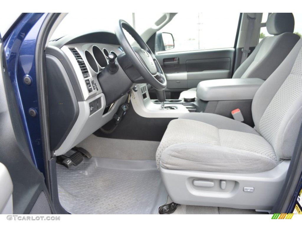 2008 Tundra SR5 Double Cab 4x4 - Blue Streak Metallic / Graphite Gray photo #9