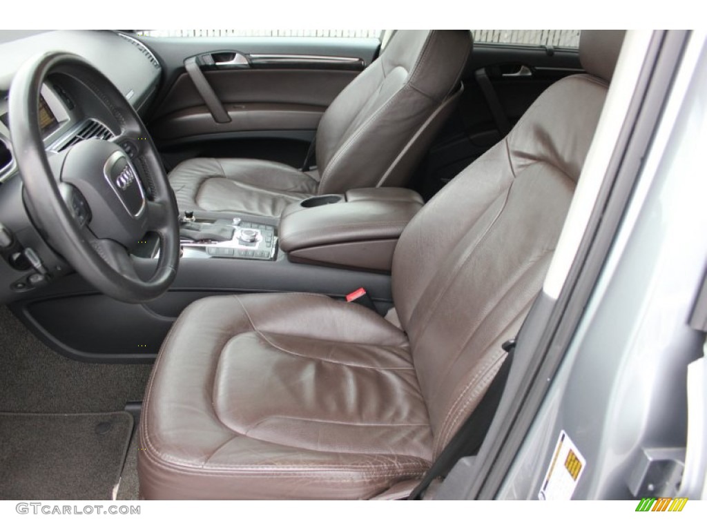 Espresso Brown Interior 2007 Audi Q7 4.2 quattro Photo #97616917