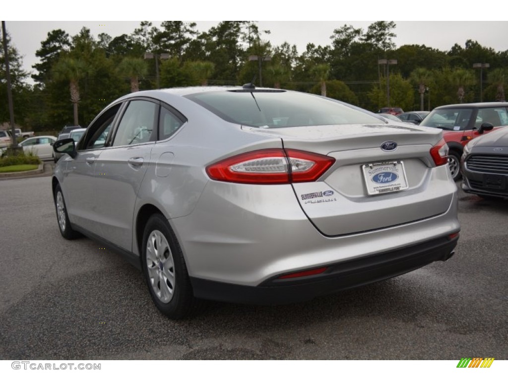 2013 Fusion S - Ingot Silver Metallic / Earth Gray photo #5