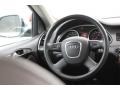 2007 Audi Q7 Espresso Brown Interior Steering Wheel Photo