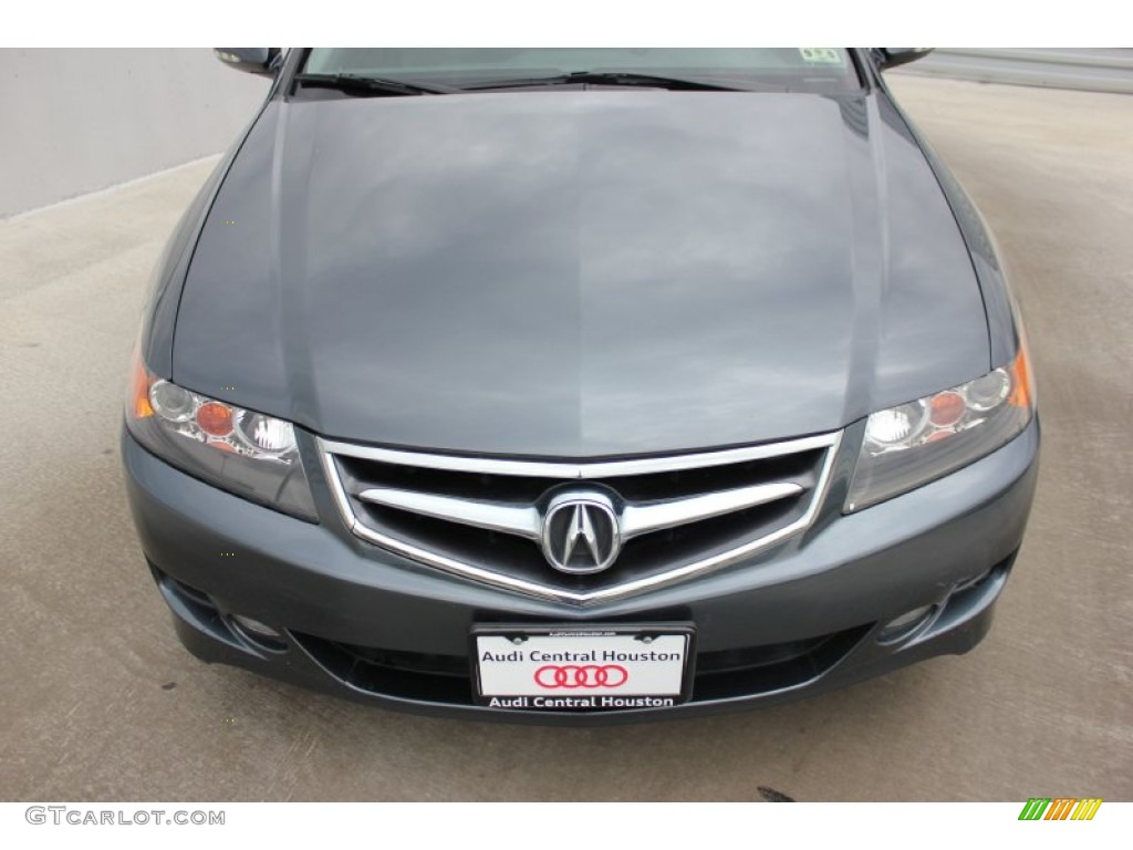 2008 TSX Sedan - Carbon Gray Pearl / Ebony photo #2