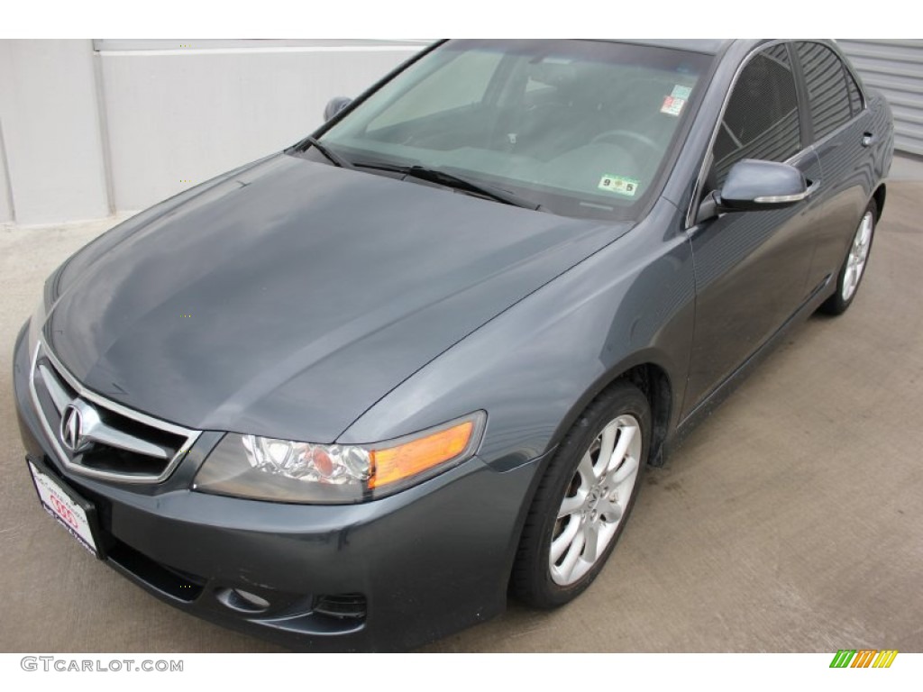 2008 TSX Sedan - Carbon Gray Pearl / Ebony photo #3