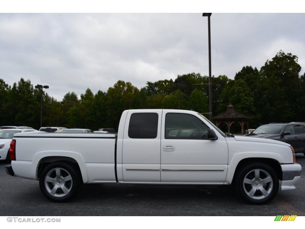 2004 Silverado 1500 LT Extended Cab - Summit White / Dark Charcoal photo #2