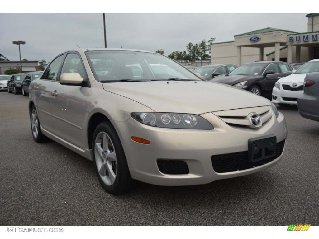 2007 MAZDA6 i Touring Sedan - Smokestone / Beige photo #1