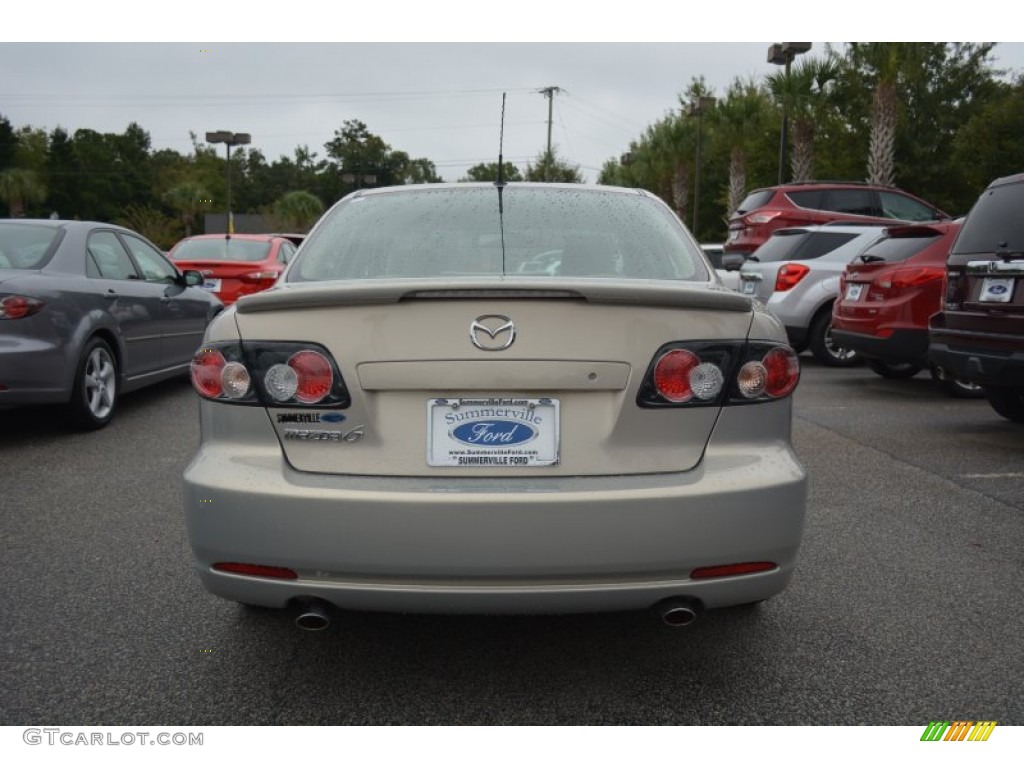 2007 MAZDA6 i Touring Sedan - Smokestone / Beige photo #4