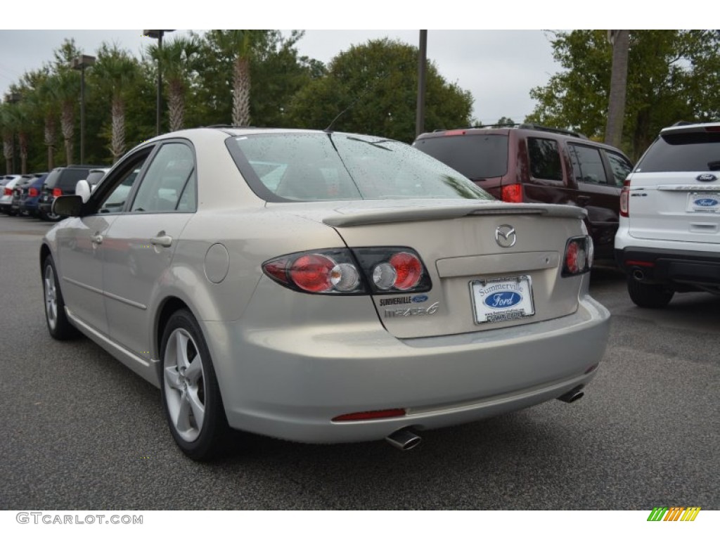 2007 MAZDA6 i Touring Sedan - Smokestone / Beige photo #5
