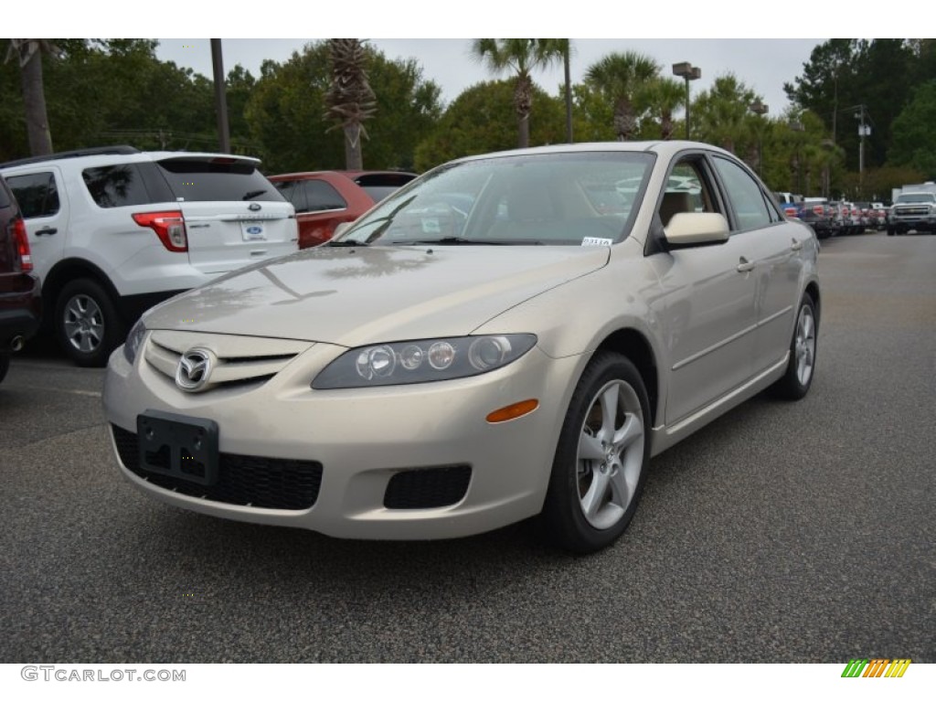 2007 MAZDA6 i Touring Sedan - Smokestone / Beige photo #7