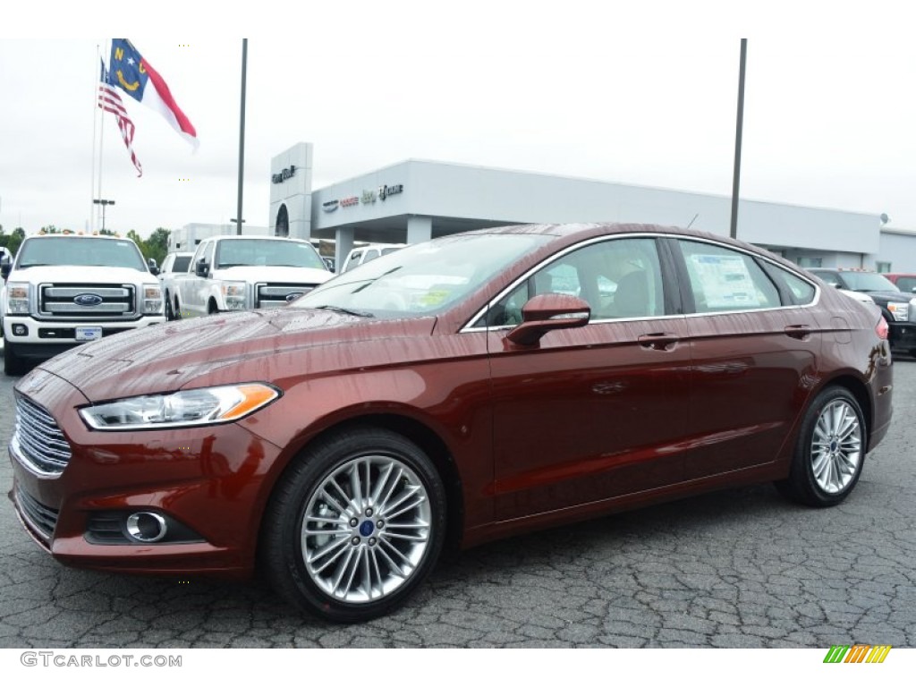 2015 Fusion SE - Bronze Fire Metallic / Dune photo #3