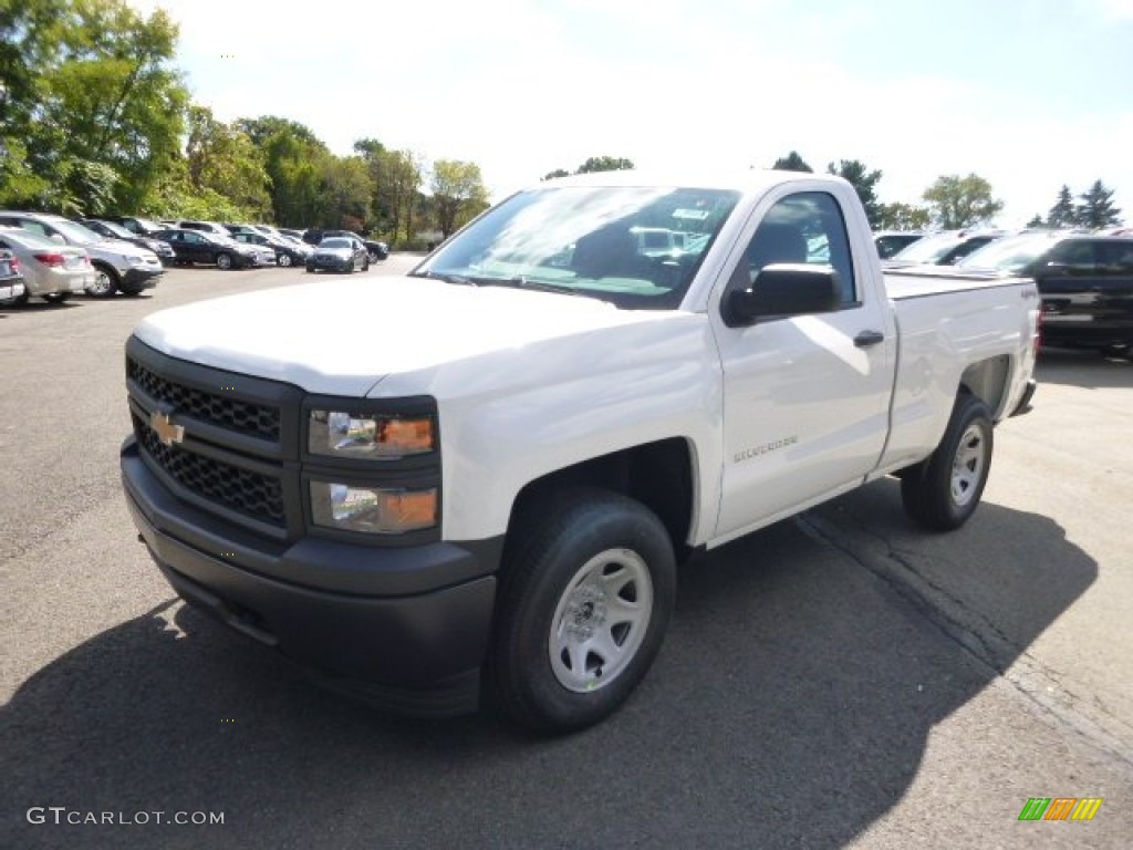 2015 Silverado 1500 WT Regular Cab 4x4 - Summit White / Jet Black photo #2