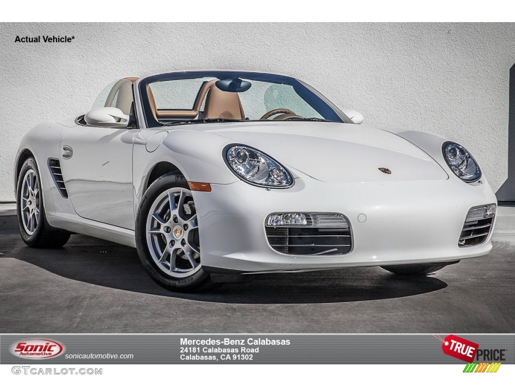 2006 Boxster  - Carrara White / Sand Beige photo #1