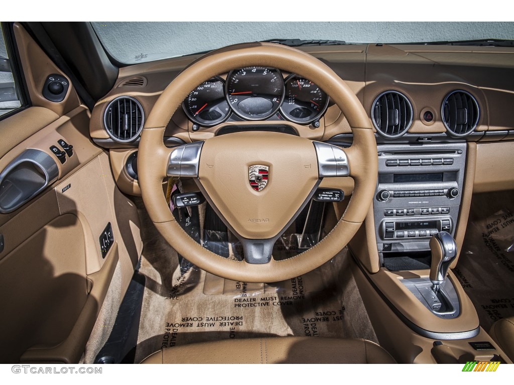 2006 Porsche Boxster Standard Boxster Model Sand Beige Dashboard Photo #97621222