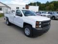 2015 Summit White Chevrolet Silverado 1500 WT Regular Cab 4x4  photo #4