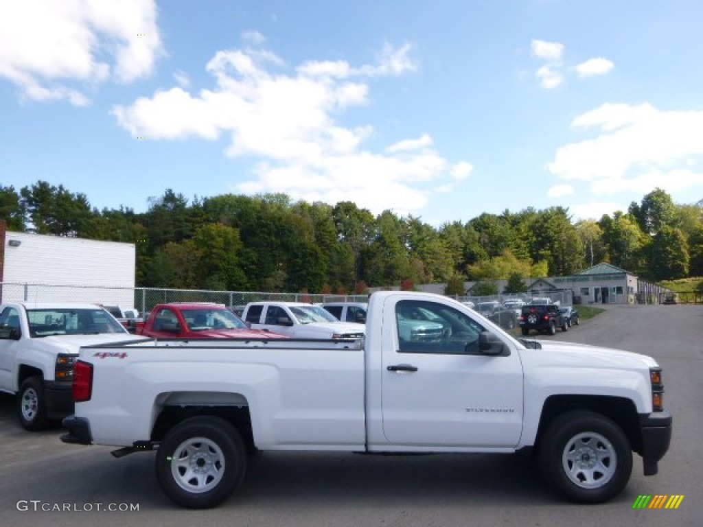 2015 Silverado 1500 WT Regular Cab 4x4 - Summit White / Jet Black photo #5