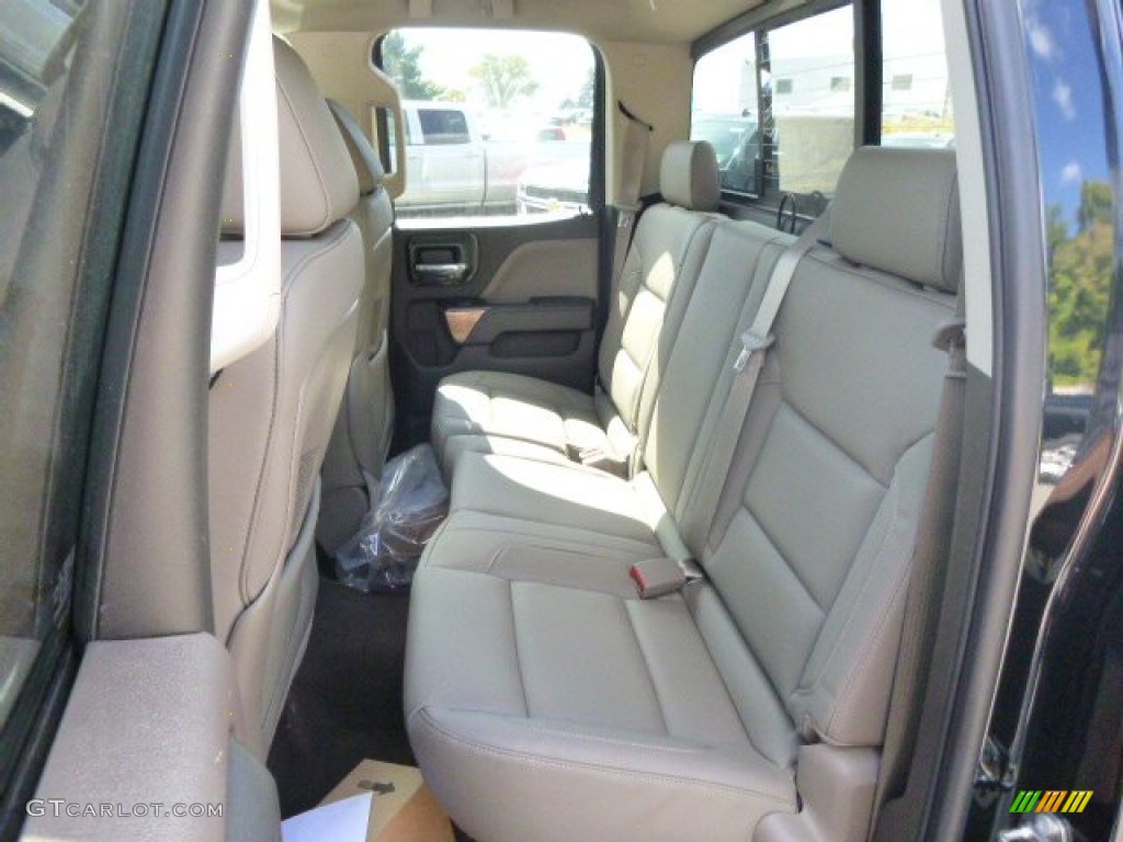 2015 Chevrolet Silverado 1500 LTZ Double Cab 4x4 Rear Seat Photo #97622770
