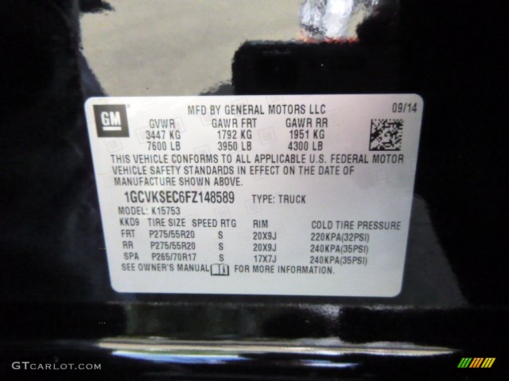 2015 Silverado 1500 LTZ Double Cab 4x4 - Black / Cocoa/Dune photo #20
