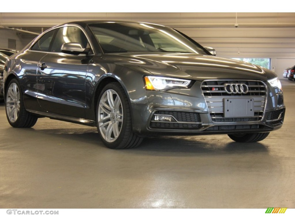 2015 S5 3.0T Premium Plus quattro Coupe - Daytona Grey Pearl / Black photo #1
