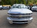 Silver Ice Metallic - Silverado 3500HD LT Crew Cab 4x4 Flat Bed Photo No. 3