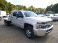 Silver Ice Metallic - Silverado 3500HD LT Crew Cab 4x4 Flat Bed Photo No. 4