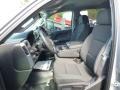Jet Black 2015 Chevrolet Silverado 3500HD LT Crew Cab 4x4 Flat Bed Interior Color
