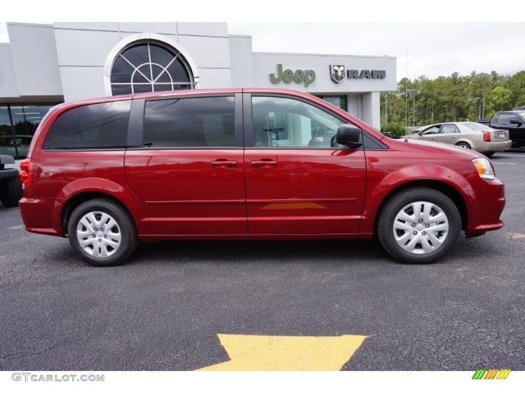 2014 Grand Caravan SE - Deep Cherry Red Crystal Pearl / Black/Light Graystone photo #8