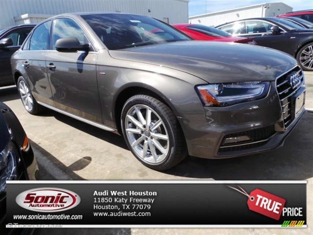 2015 A4 2.0T Premium quattro - Dakota Gray Metallic / Chestnut Brown/Black photo #1