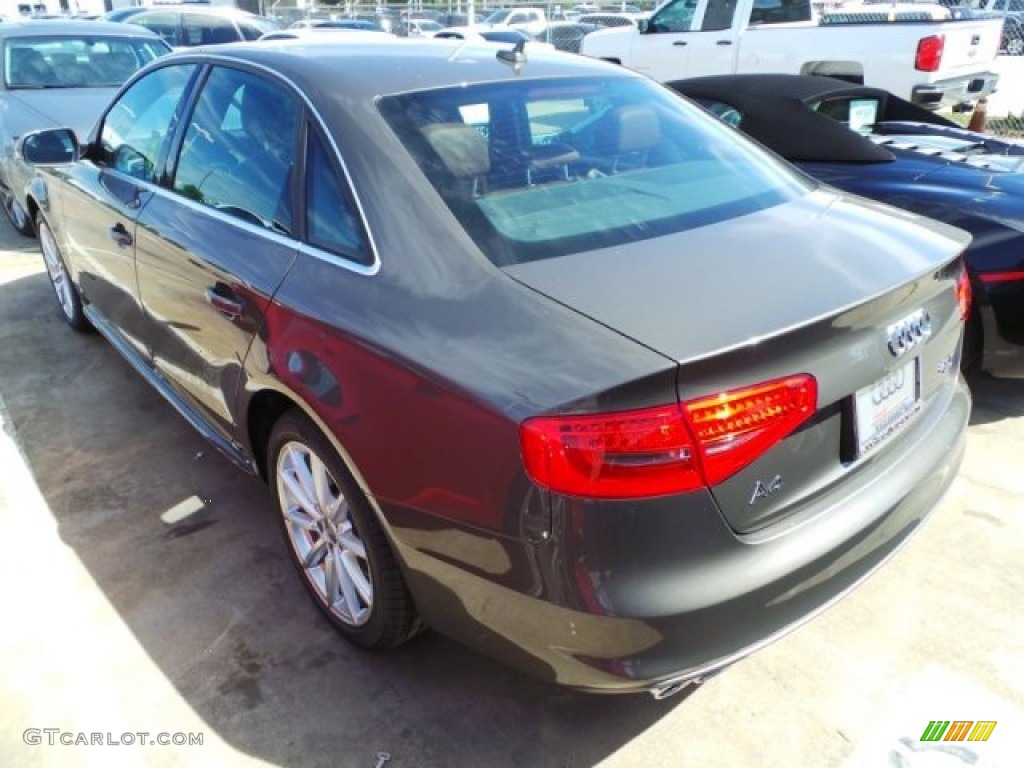 2015 A4 2.0T Premium quattro - Dakota Gray Metallic / Chestnut Brown/Black photo #3