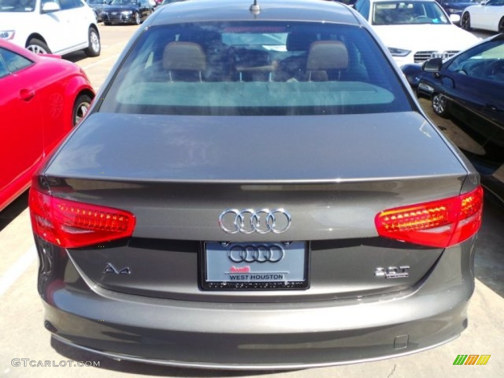 2015 A4 2.0T Premium quattro - Dakota Gray Metallic / Chestnut Brown/Black photo #4