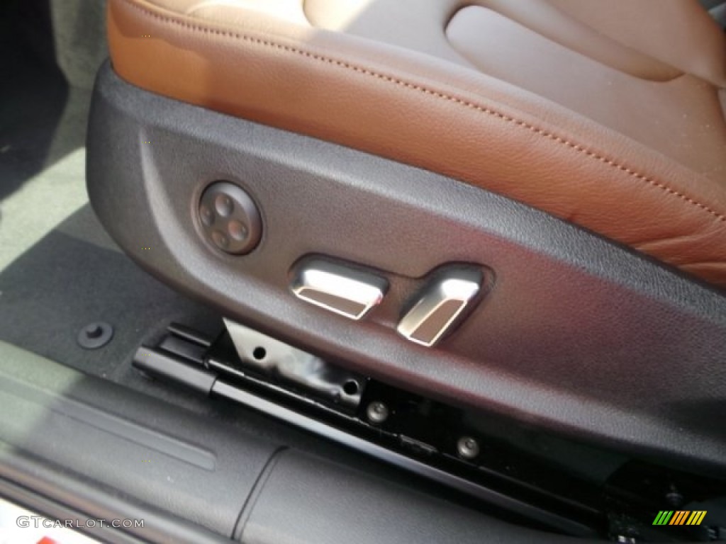 2015 A4 2.0T Premium quattro - Dakota Gray Metallic / Chestnut Brown/Black photo #10