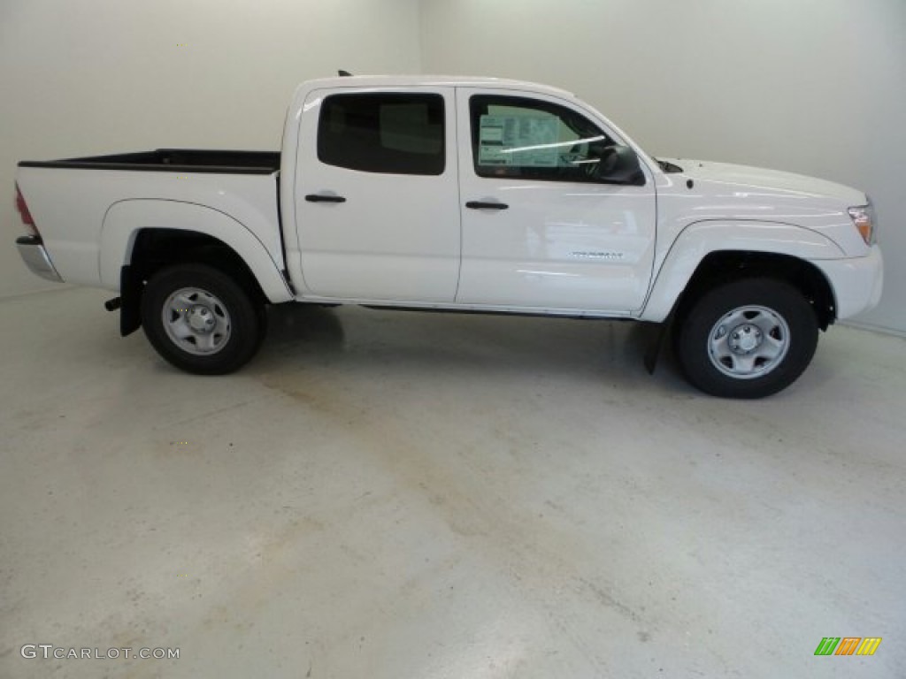 Super White Toyota Tacoma