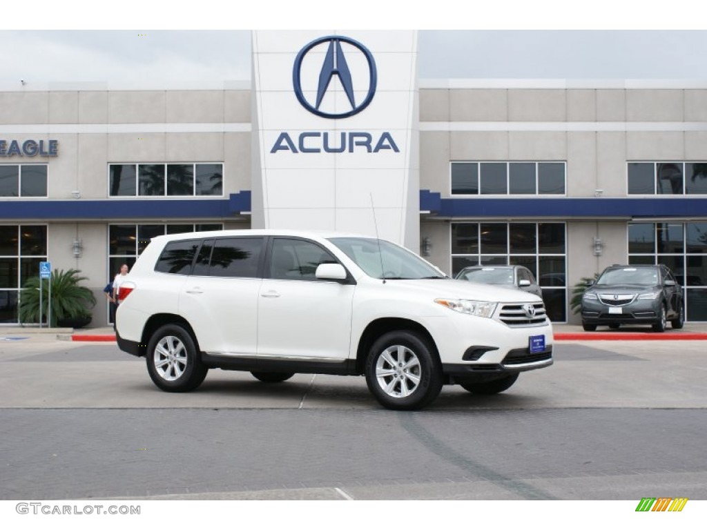 2011 Highlander SE - Blizzard White Pearl / Sand Beige photo #1