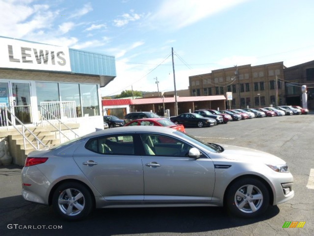 2015 Optima LX - Satin Metal / Beige photo #1