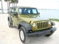 2007 Rescue Green Metallic Jeep Wrangler Unlimited X 4x4 #97604182