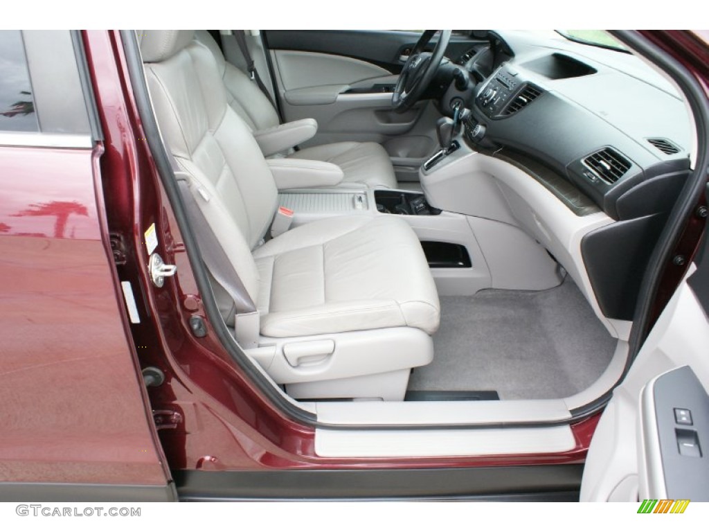 2012 CR-V EX-L - Basque Red Pearl II / Gray photo #21