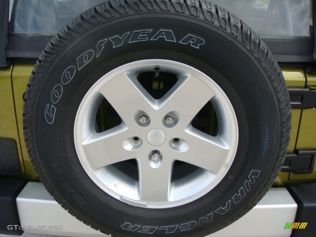 2007 Wrangler Unlimited X 4x4 - Rescue Green Metallic / Dark Slate Gray/Medium Slate Gray photo #16