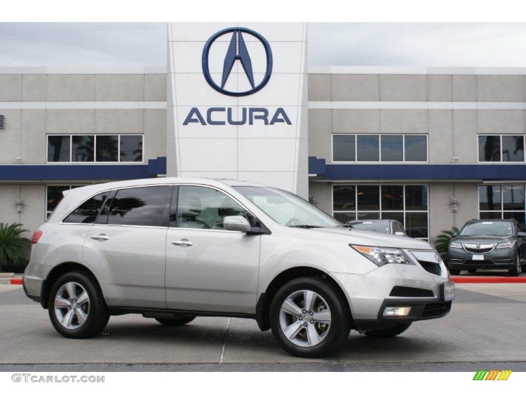 Palladium Metallic 2012 Acura MDX SH-AWD Technology Exterior Photo #97632814