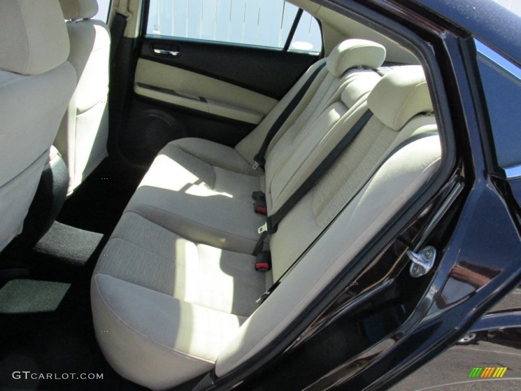 2010 MAZDA6 i Touring Sedan - Black Cherry Metallic / Beige photo #14