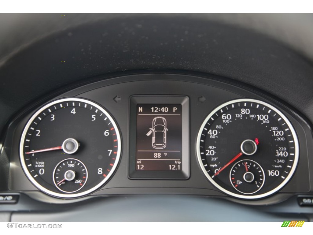 2015 Volkswagen Tiguan SE Gauges Photo #97633753