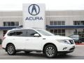 2013 Moonlight White Nissan Pathfinder SL  photo #10