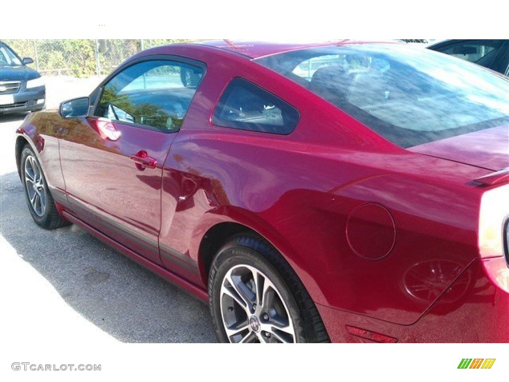 2014 Mustang V6 Coupe - Race Red / Charcoal Black photo #11