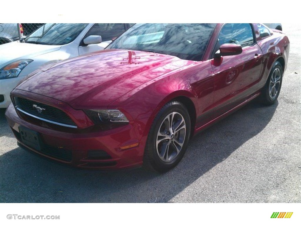 2014 Mustang V6 Coupe - Race Red / Charcoal Black photo #12