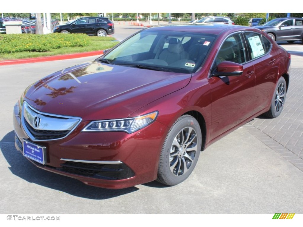 2015 TLX 2.4 - Basque Red Pearl II / Parchment photo #3