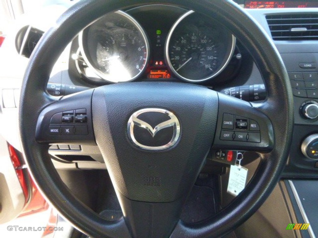 2013 MAZDA5 Sport - Zeal Red Mica / Sand photo #2