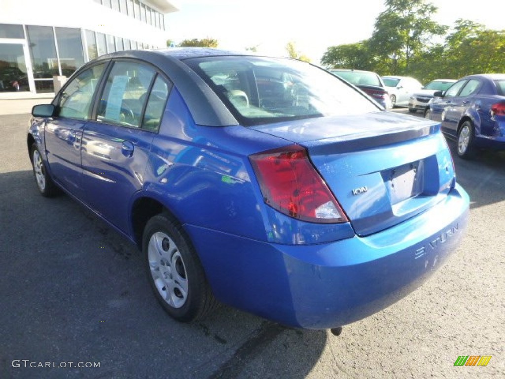 2003 ION 2 Sedan - Bright Blue / Gray photo #2