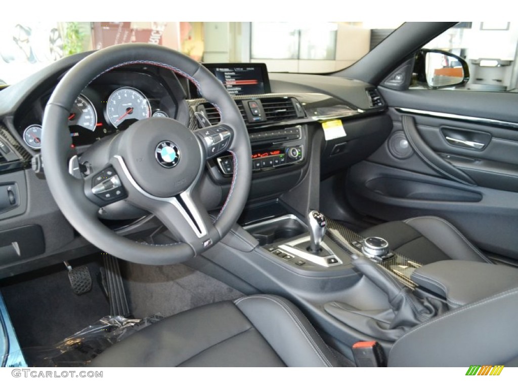 Black Interior 2015 BMW M4 Coupe Photo #97639489