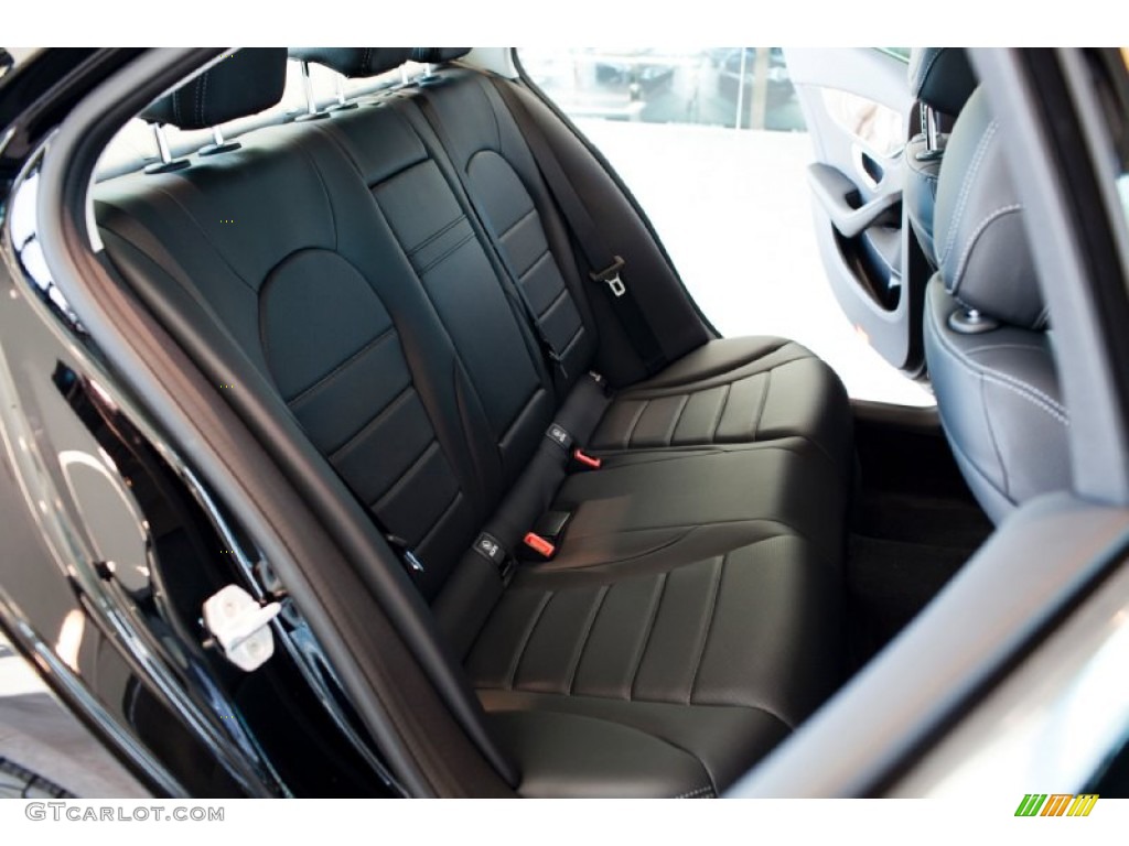 Black Interior 2015 Mercedes-Benz C 300 4Matic Photo #97639741